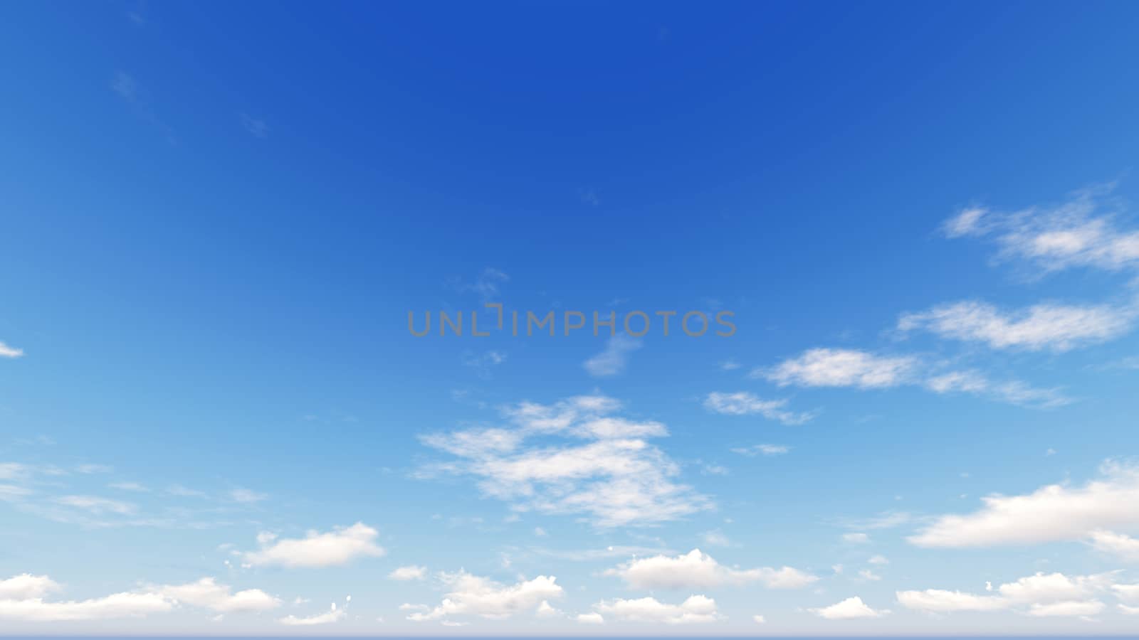 Cloudy blue sky abstract background, blue sky background with tiny clouds, 3d rendering

