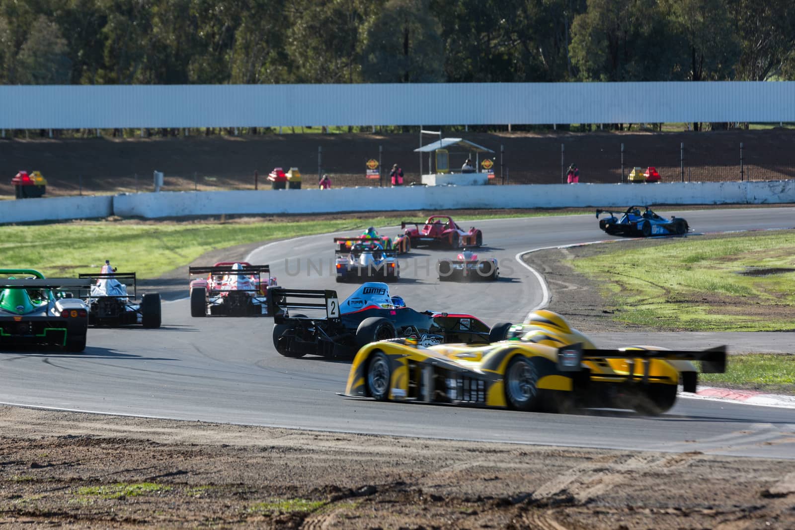 MELBOURNE, WINTON/AUSTRALIA, 12 JUNE , 2016:  Radical and F1000 Racecars at the Shannnon's Nationals on the 12 June, 2016 at Winton.