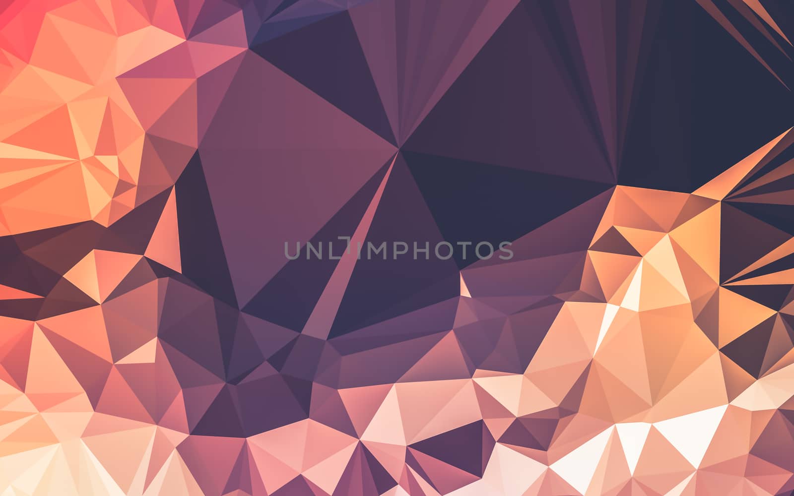 Abstract low poly background, geometry triangle, mosaic pastel color background