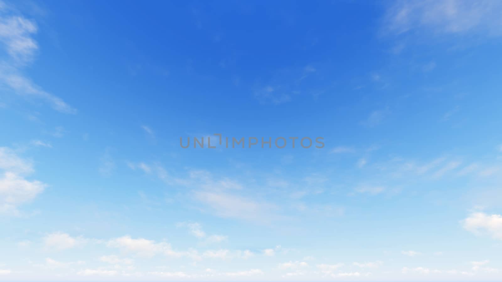 Cloudy blue sky abstract background, blue sky background with tiny clouds, 3d rendering

