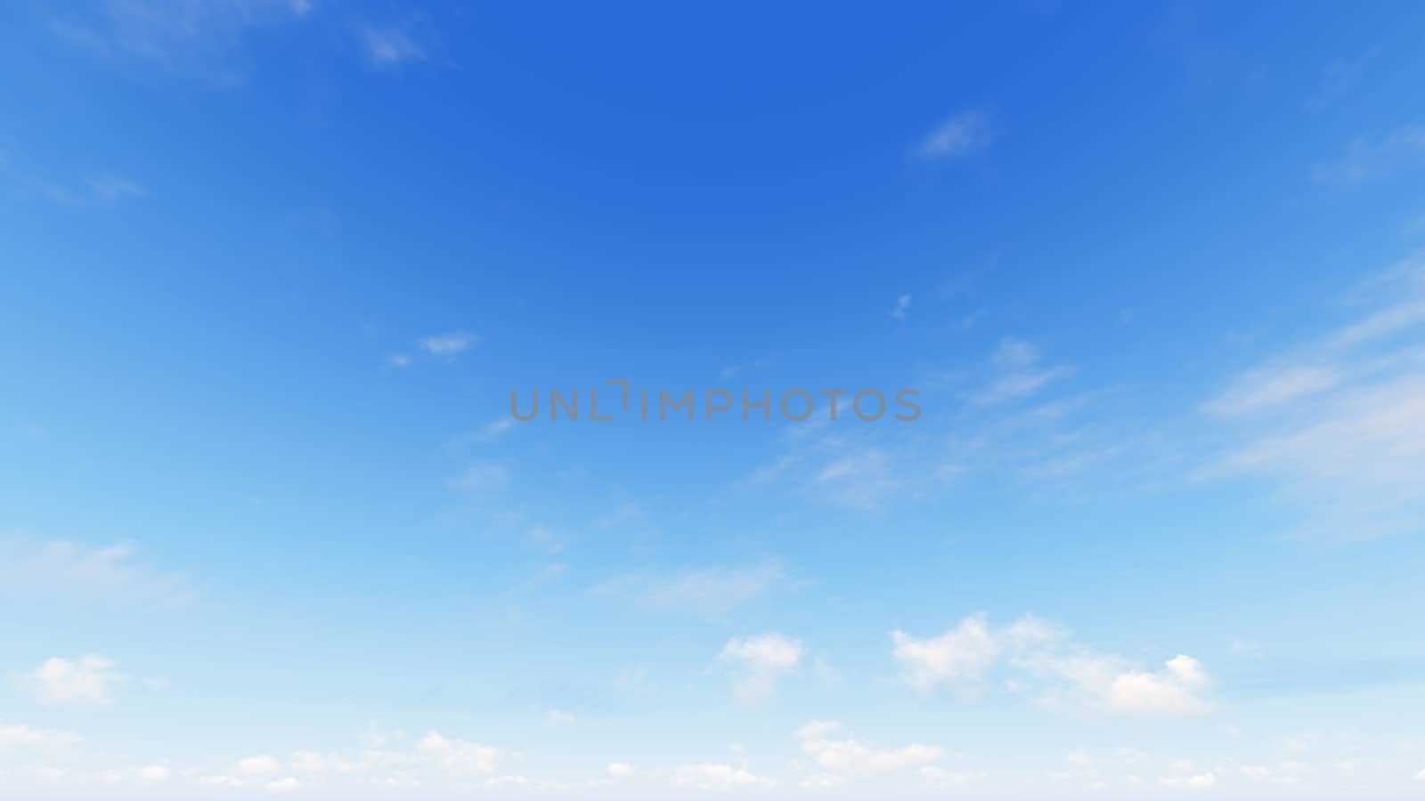 Cloudy blue sky abstract background, blue sky background with tiny clouds, 3d rendering

