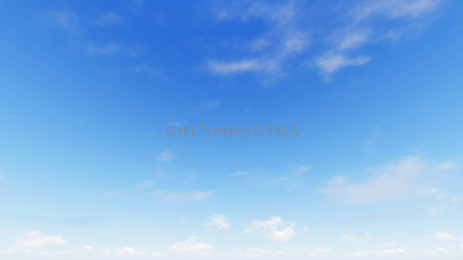 Cloudy blue sky abstract background, blue sky background with tiny clouds, 3d rendering

