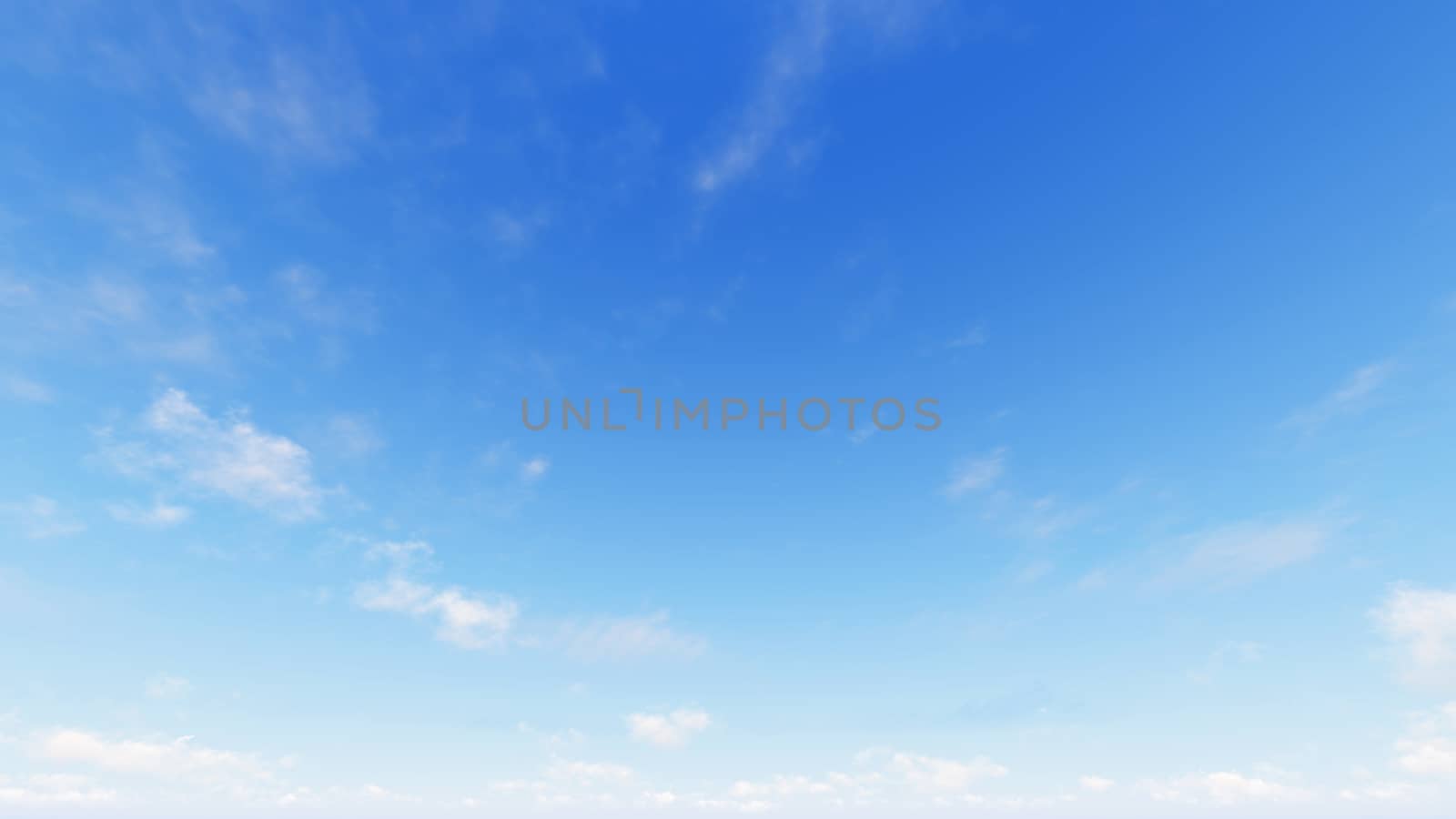 Cloudy blue sky abstract background, blue sky background with tiny clouds, 3d rendering

