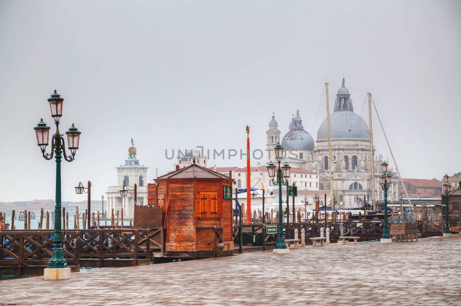 Di Santa Maria della Salute as seen from San Marco square by AndreyKr