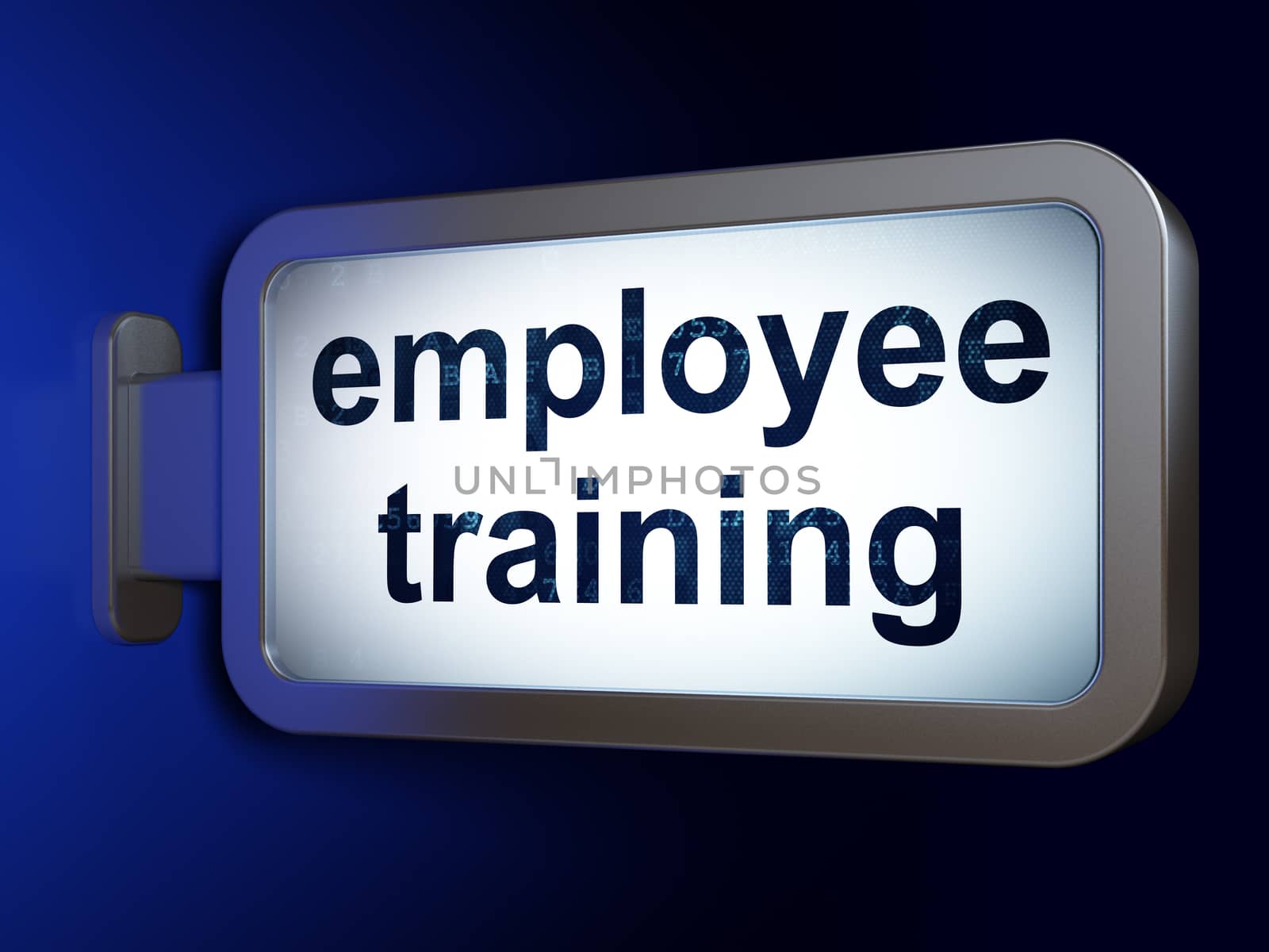 Studying concept: Employee Training on billboard background by maxkabakov