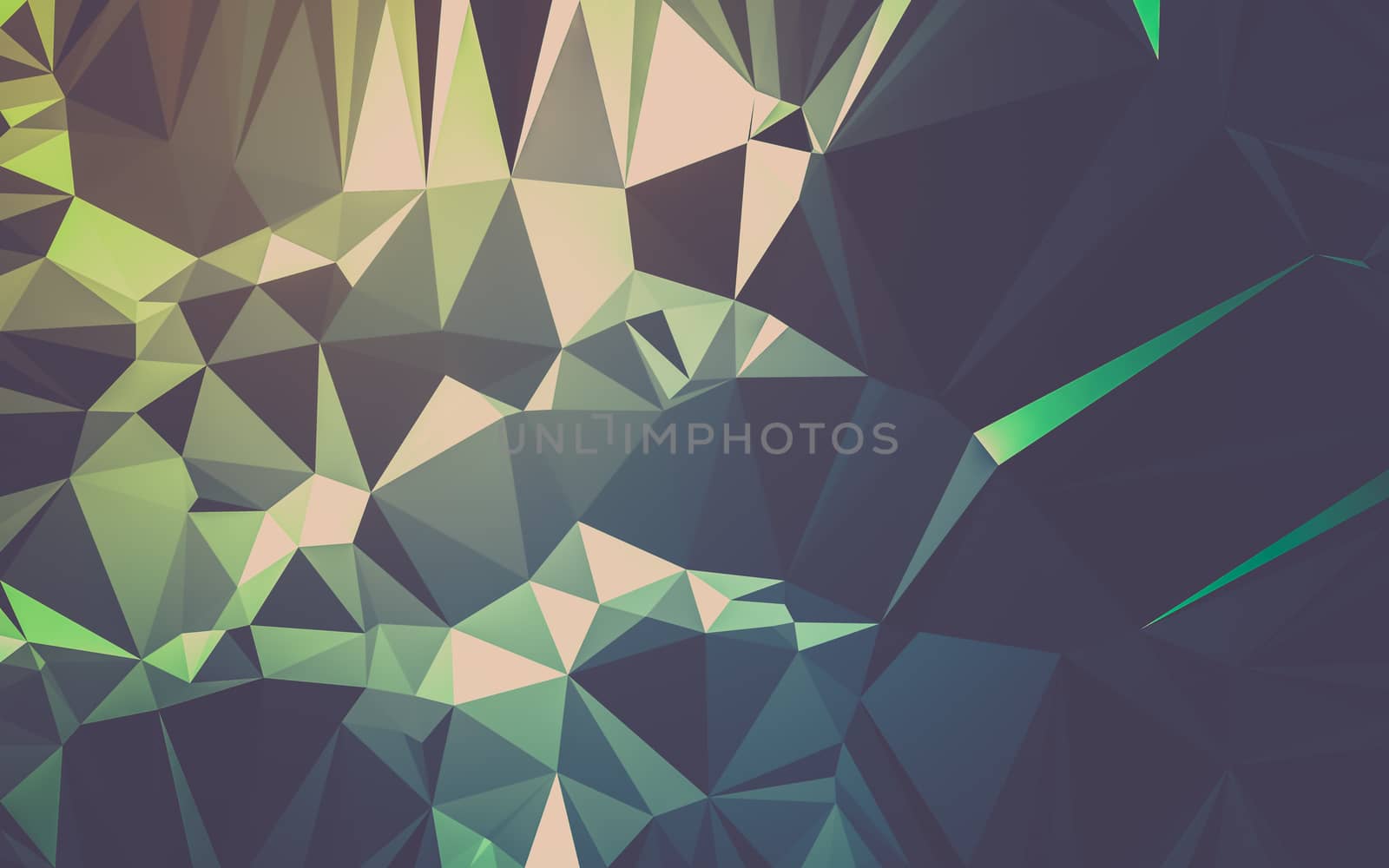 Abstract low poly background, geometry triangle by teerawit