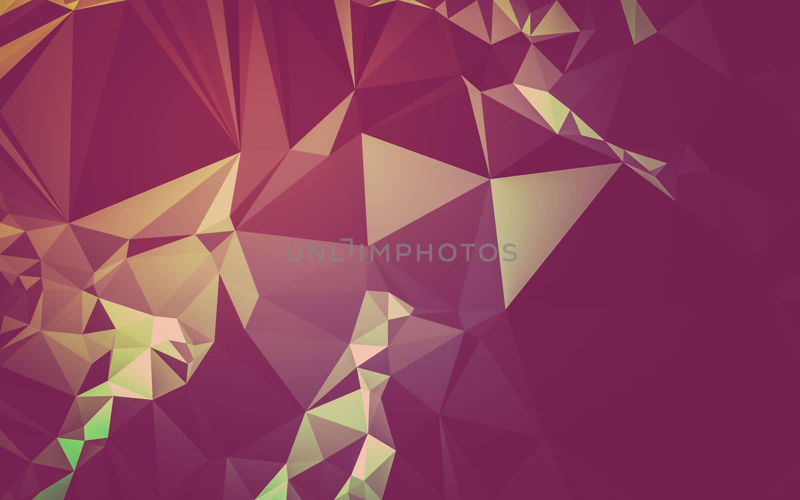 Abstract low poly background, geometry triangle by teerawit