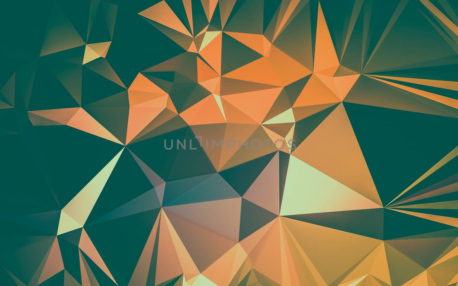 Abstract low poly background, geometry triangle by teerawit