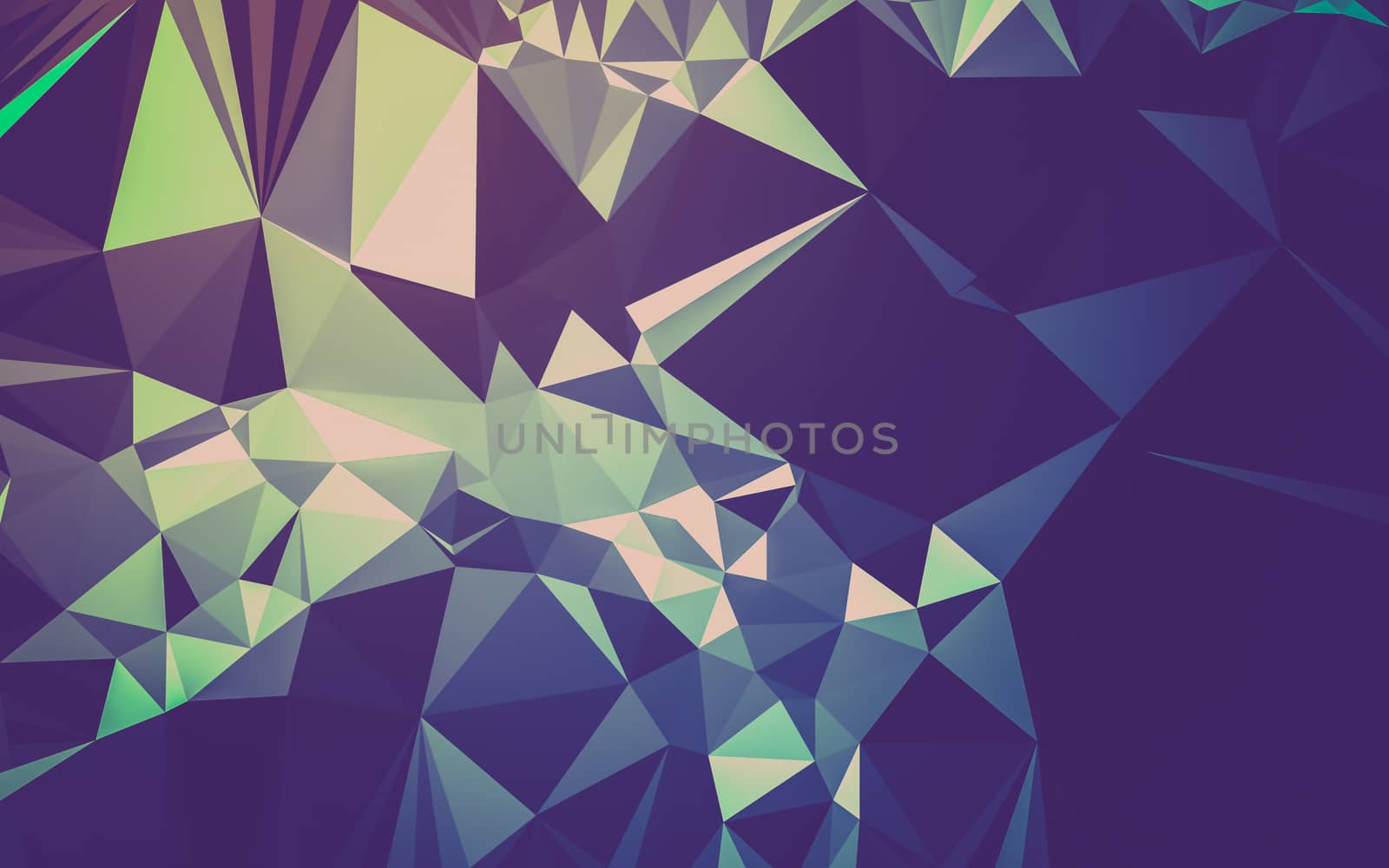 Abstract low poly background, geometry triangle by teerawit