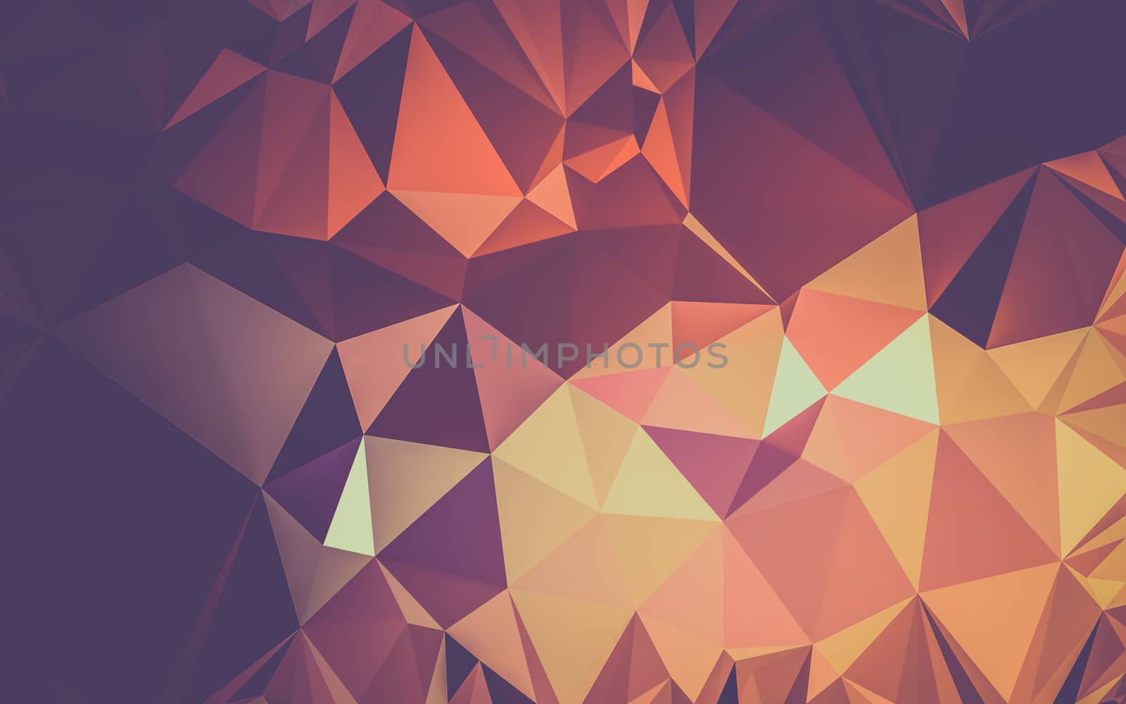 Abstract low poly background, geometry triangle by teerawit