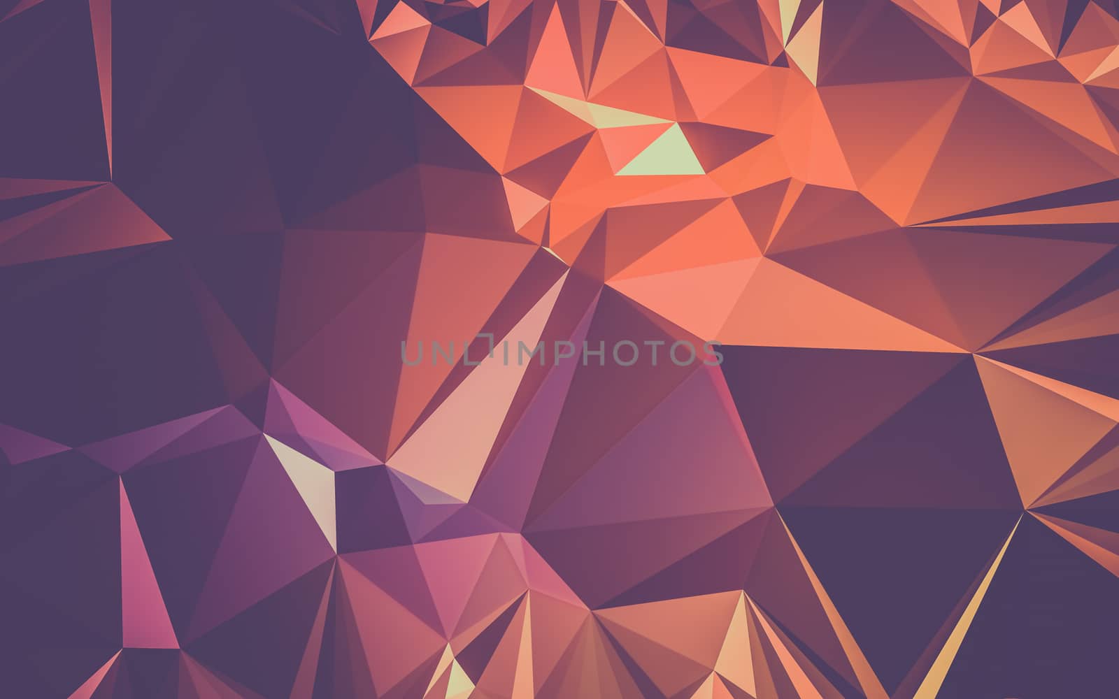 Abstract low poly background, geometry triangle by teerawit