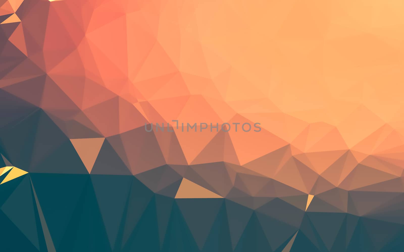 Abstract low poly background, geometry triangle by teerawit