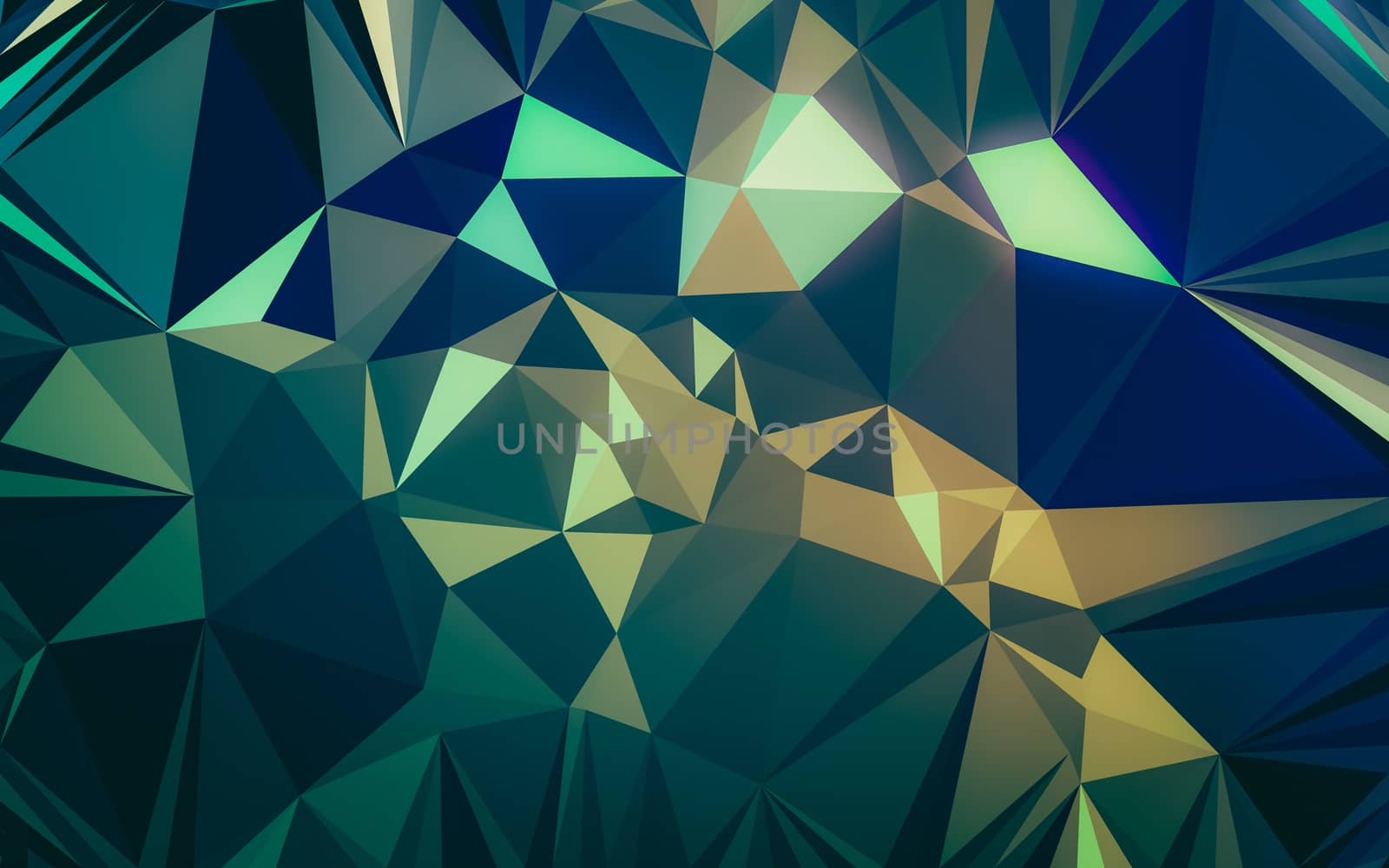 Abstract low poly background, geometry triangle by teerawit