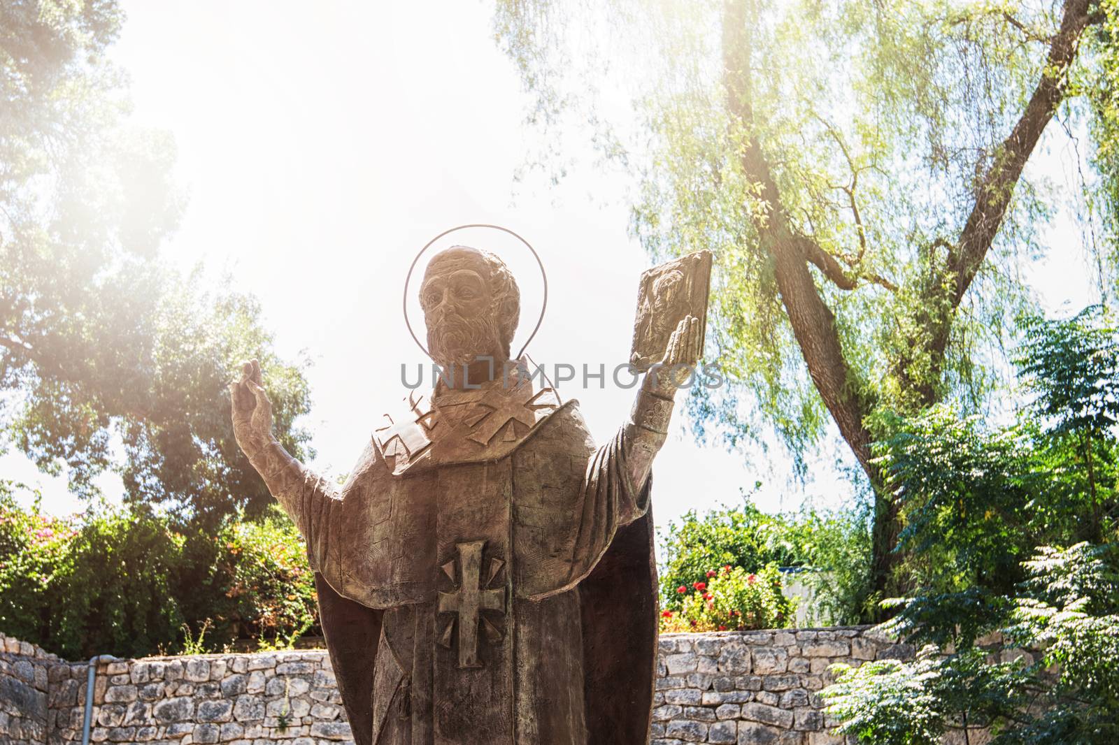 The statue of St. Nicholas in Demre, Turkey by rusak