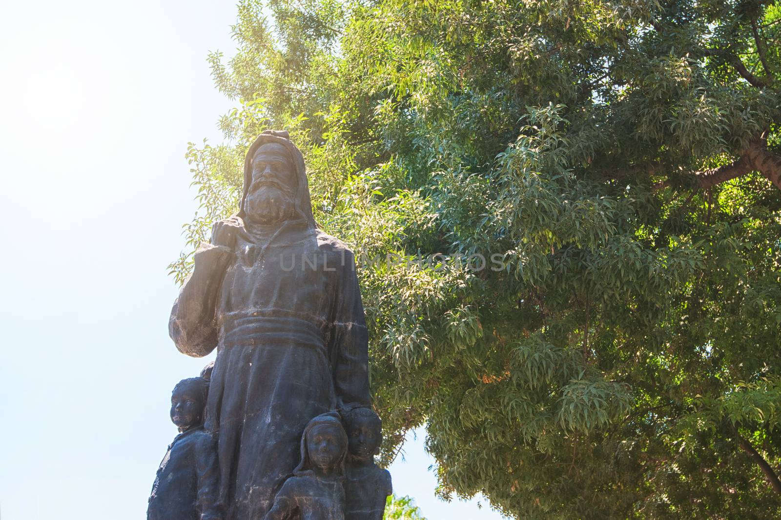 The statue of St. Nicholas in Demre, Turkey by rusak