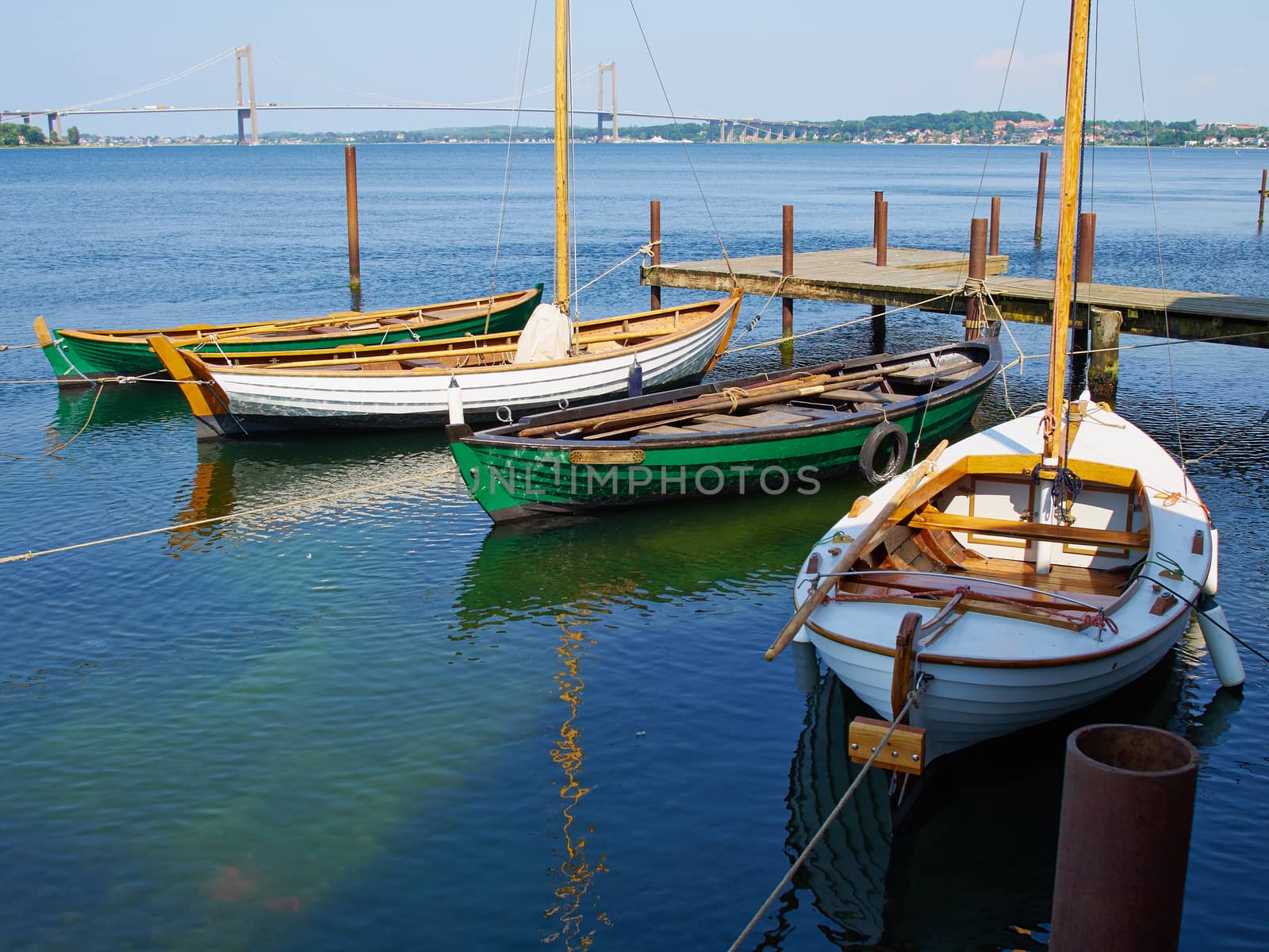 Old vintage wooden sail boats by Ronyzmbow
