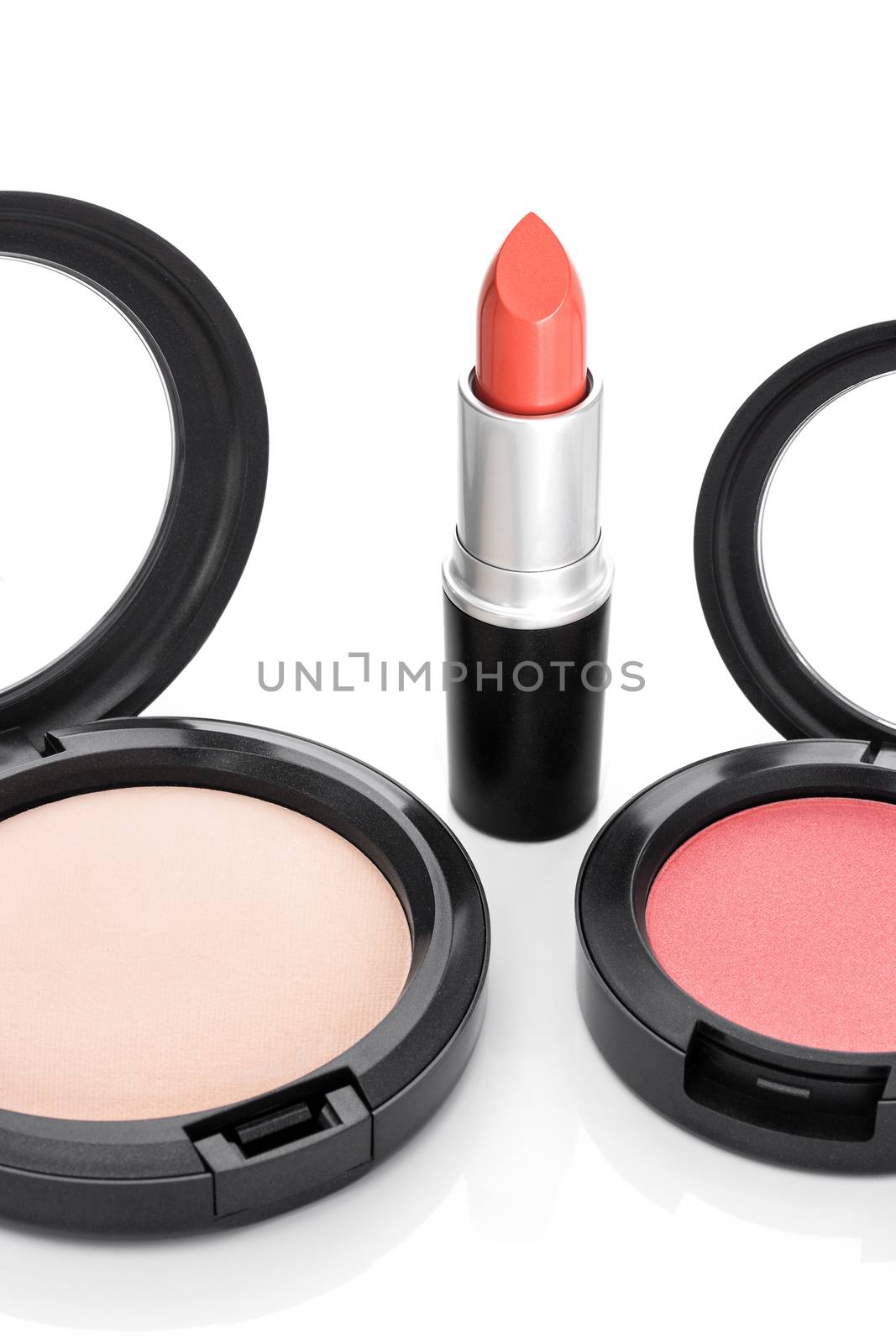 Lipstick, blush and face powder by anikasalsera