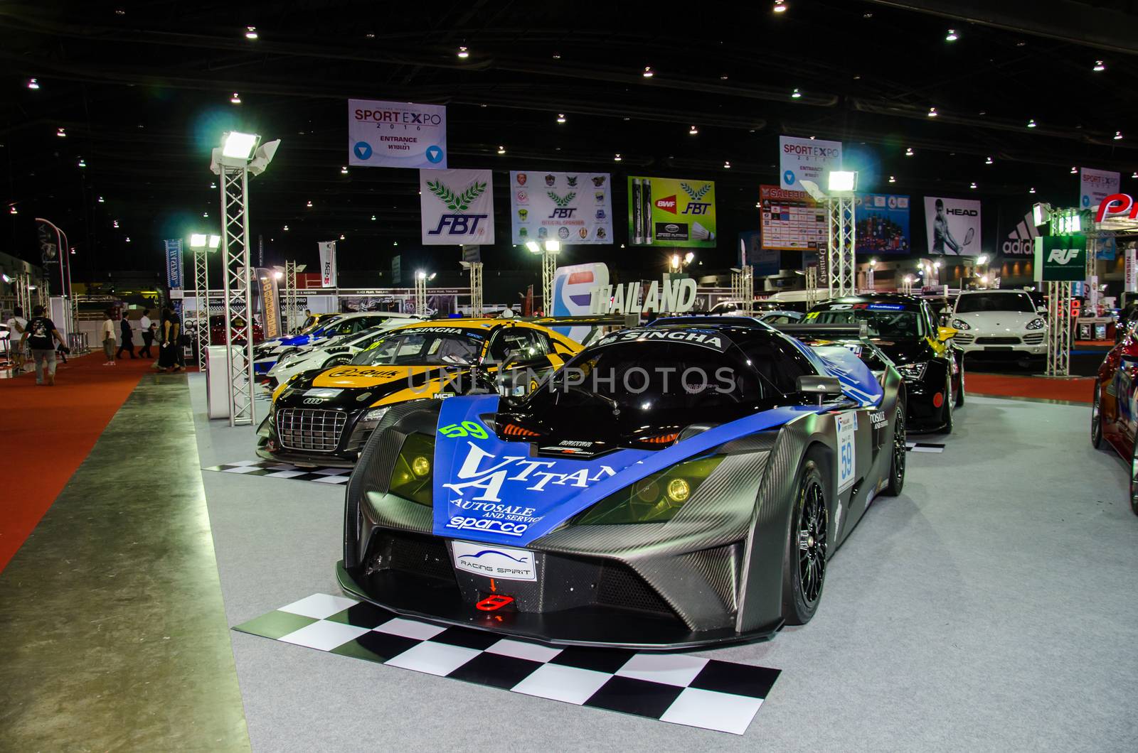 NONTHABURI - JUNE 22 : KTM X-Bow car on display at Bangkok International Auto Salon 2016 Exciting Modified Car Show on June 22, 2016 in Nonthaburi, Thailand.