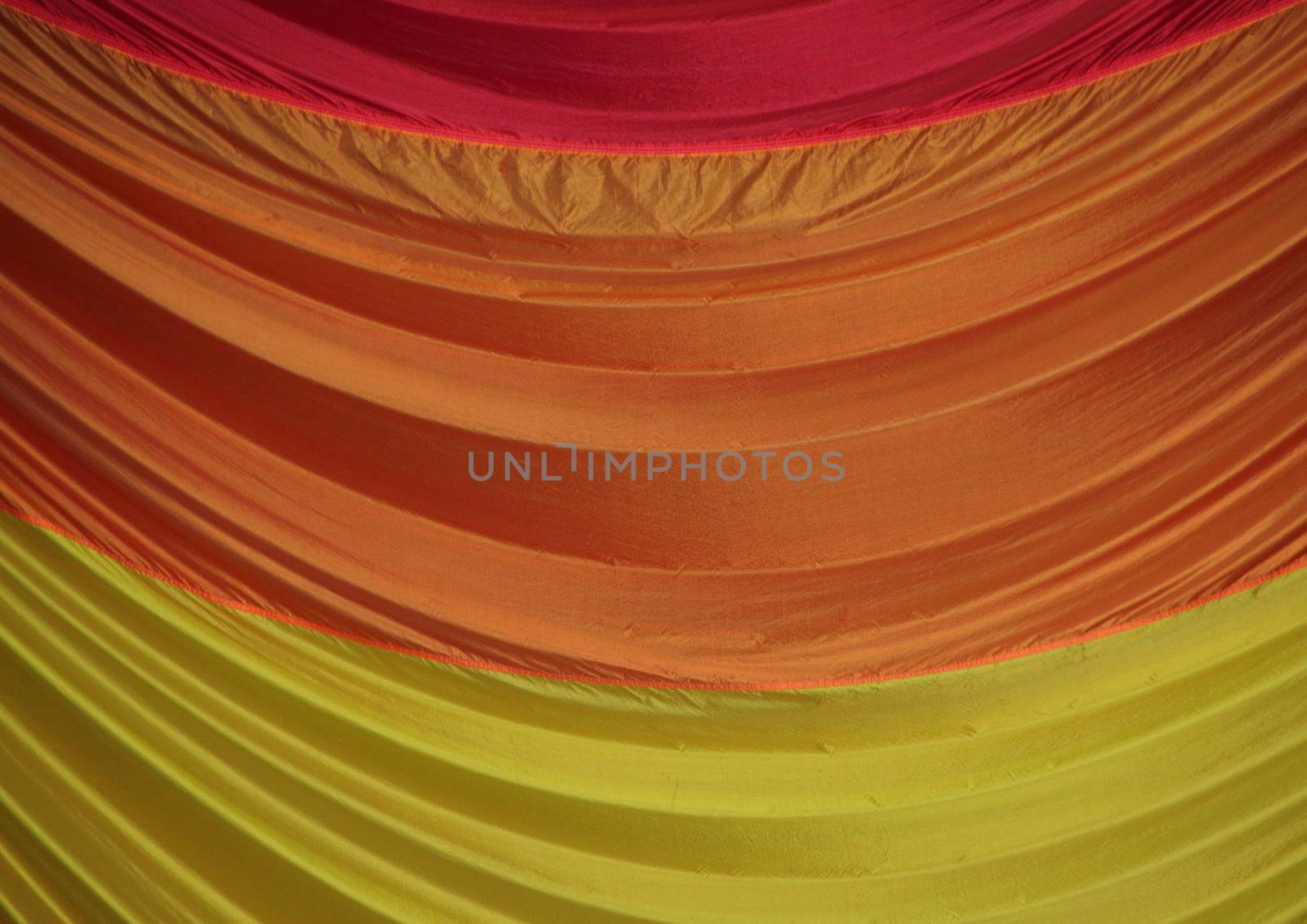Segment of Parachute Fabric in Beautiful Colors