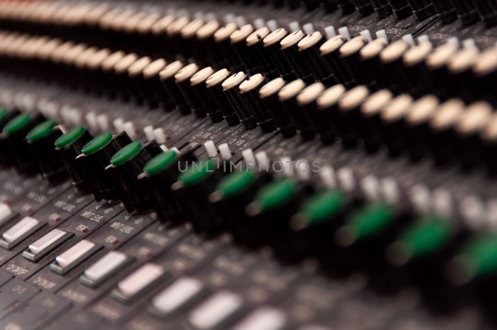Many Knobs designed to control the output of sound