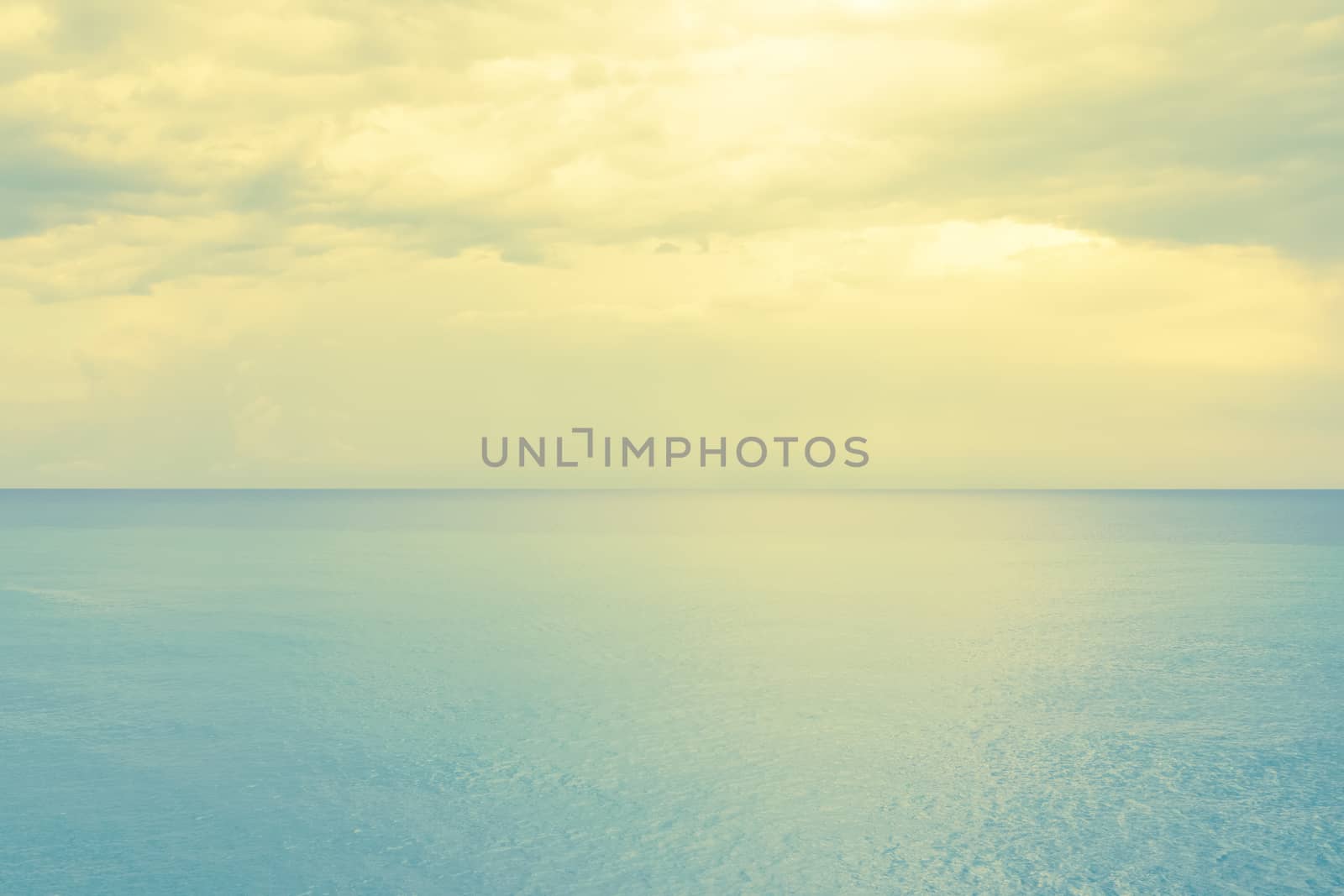 Retro style photo of a calm sea by anikasalsera