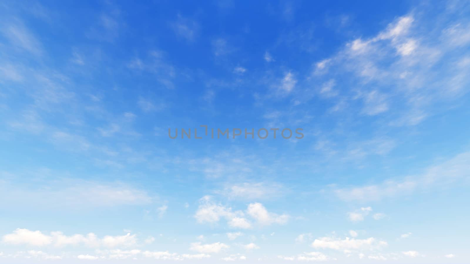 Cloudy blue sky abstract background, blue sky background with tiny clouds, 3d rendering

