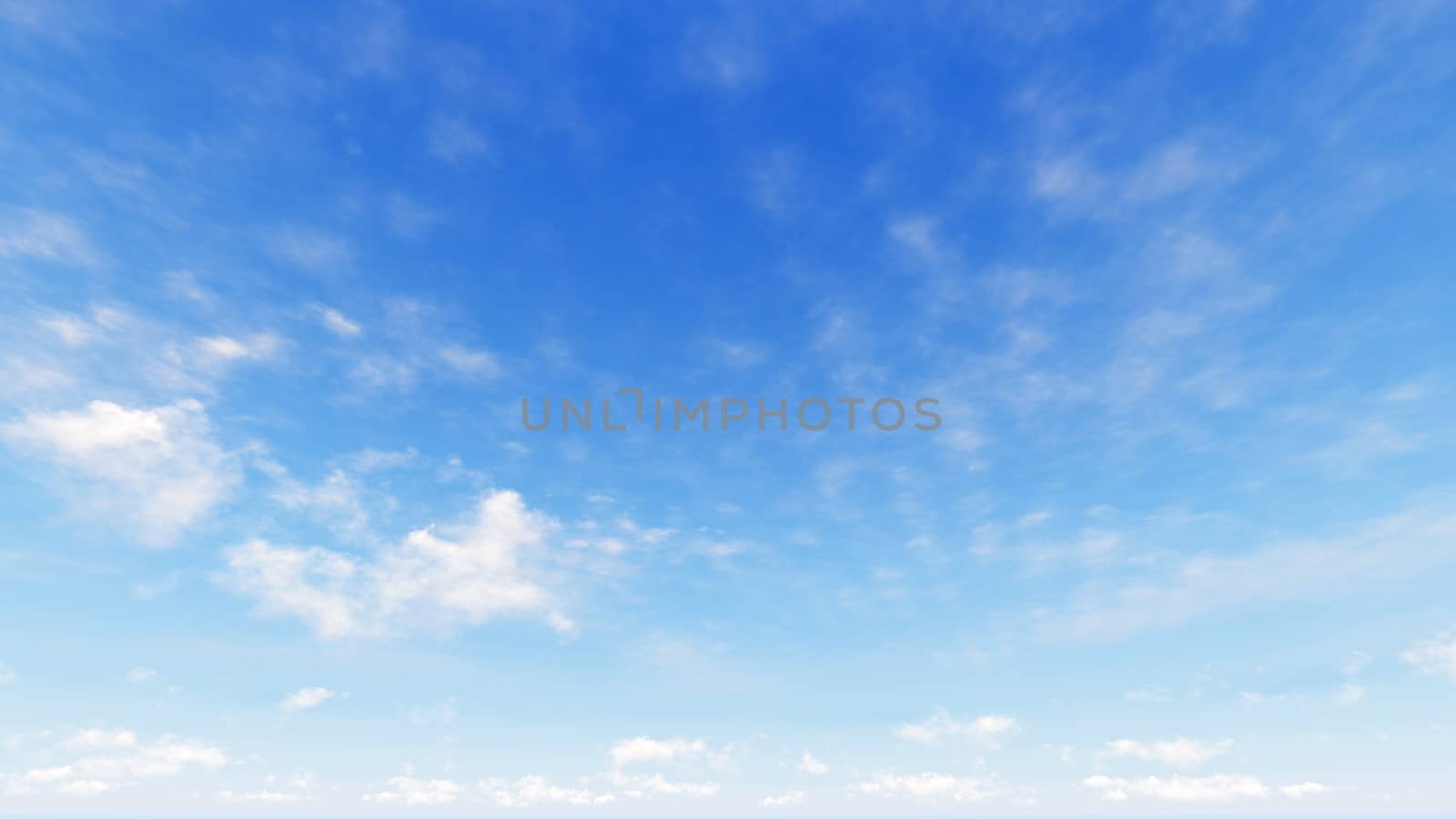 Cloudy blue sky abstract background, blue sky background with tiny clouds, 3d rendering

