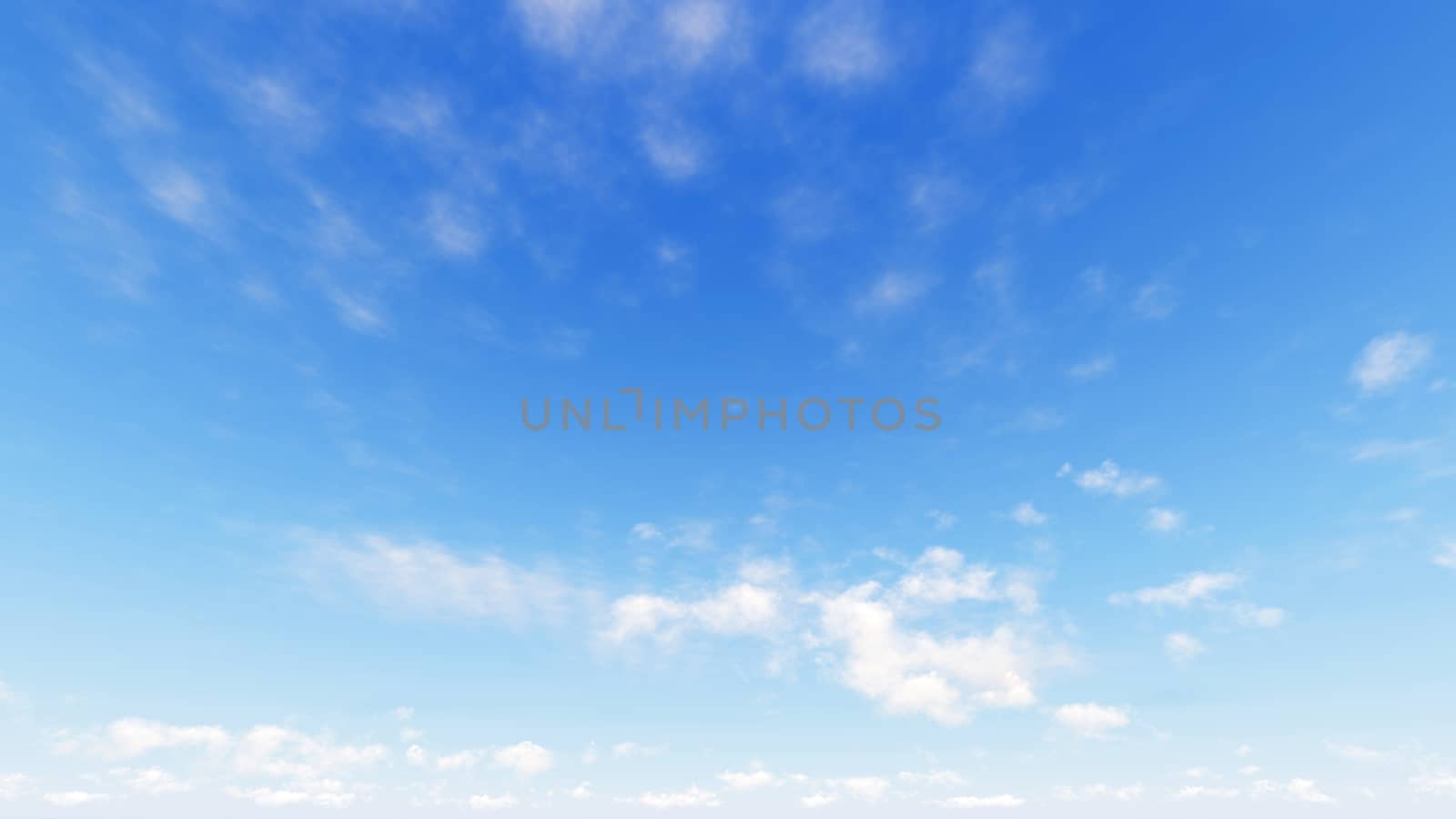 Cloudy blue sky abstract background, blue sky background with tiny clouds, 3d rendering

