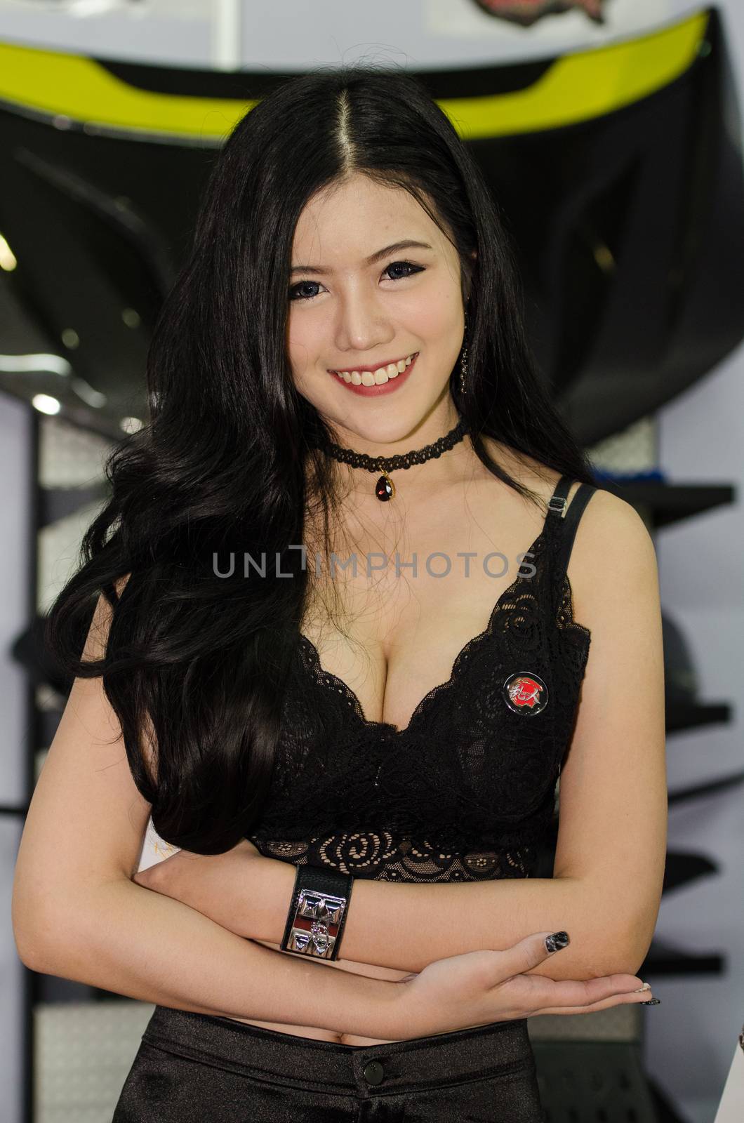 NONTHABURI - JUNE 22 : Unidentified model on display at Bangkok International Auto Salon 2016 on June 22, 2016 in Nonthaburi, Thailand.