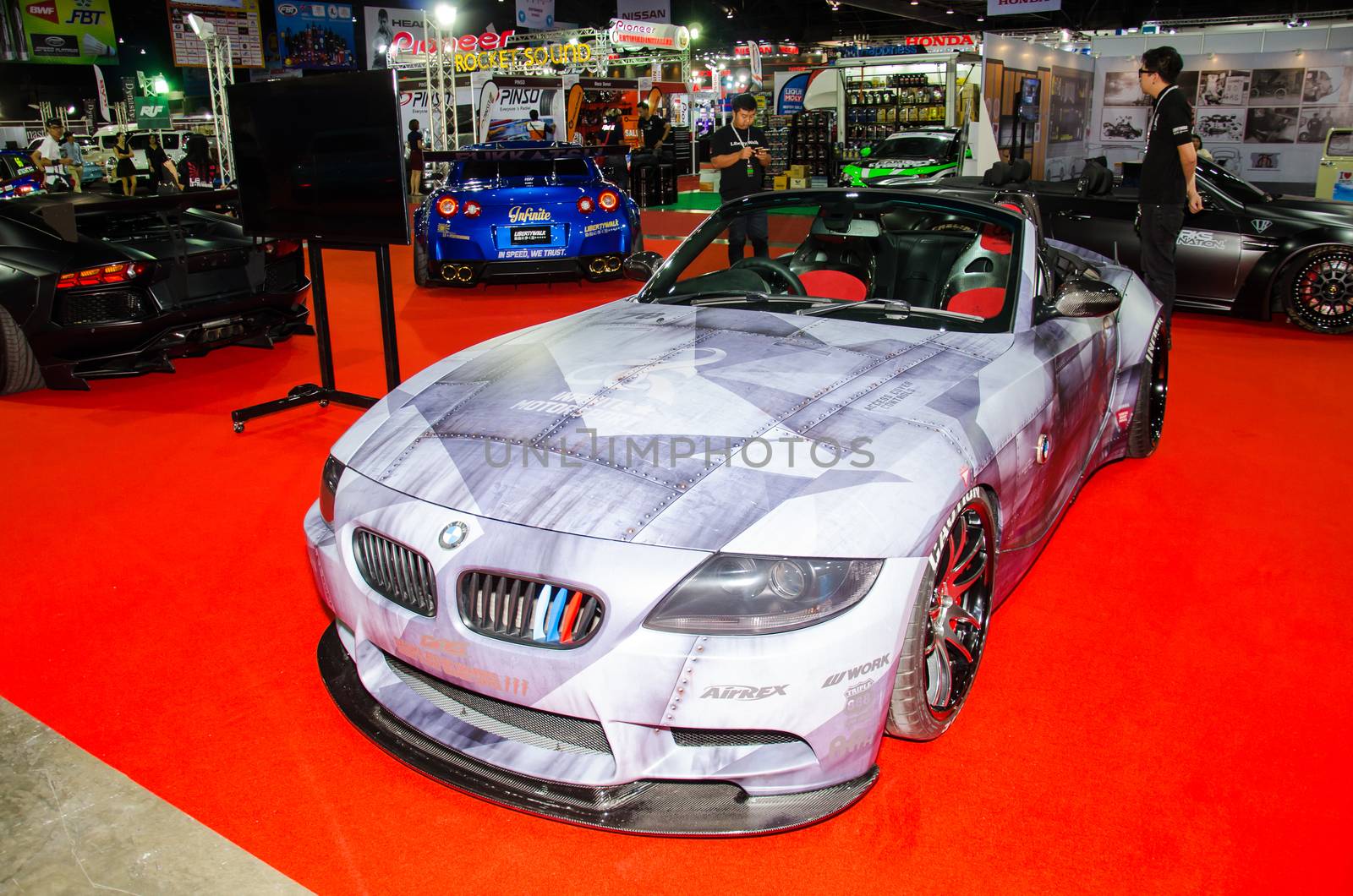 BMW car on display at Bangkok International Auto Salon 2016 by chatchai