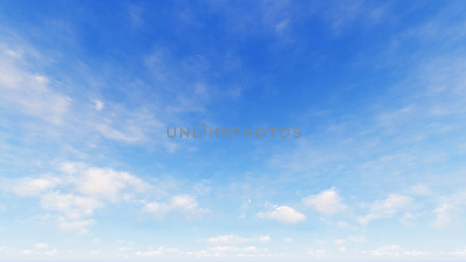 Cloudy blue sky abstract background, blue sky background with tiny clouds, 3d rendering

