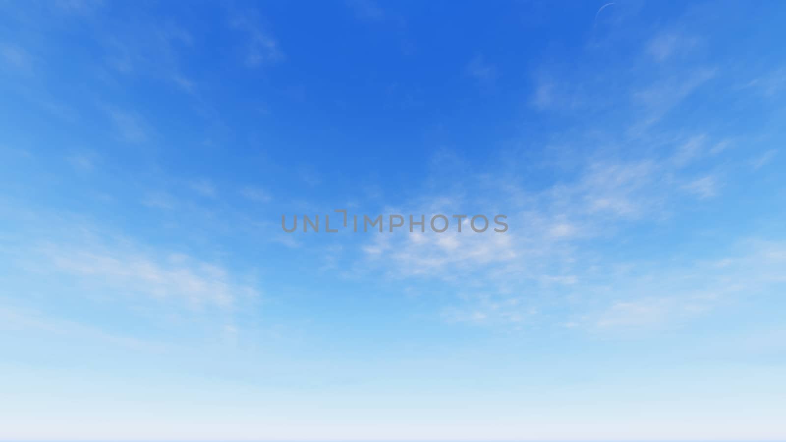 Cloudy blue sky abstract background, blue sky background with tiny clouds, 3d rendering

