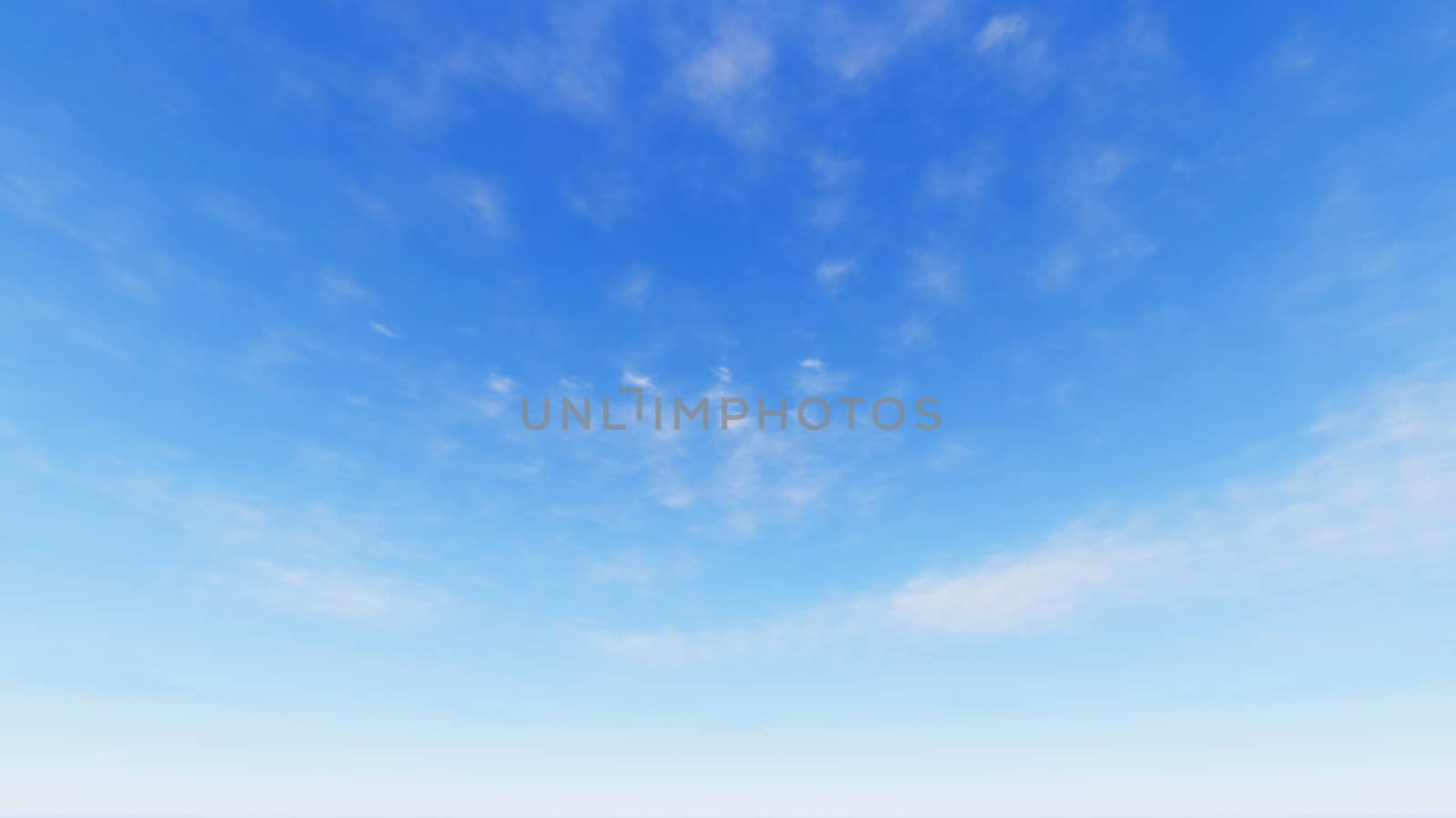 Cloudy blue sky abstract background, blue sky background with tiny clouds, 3d rendering

