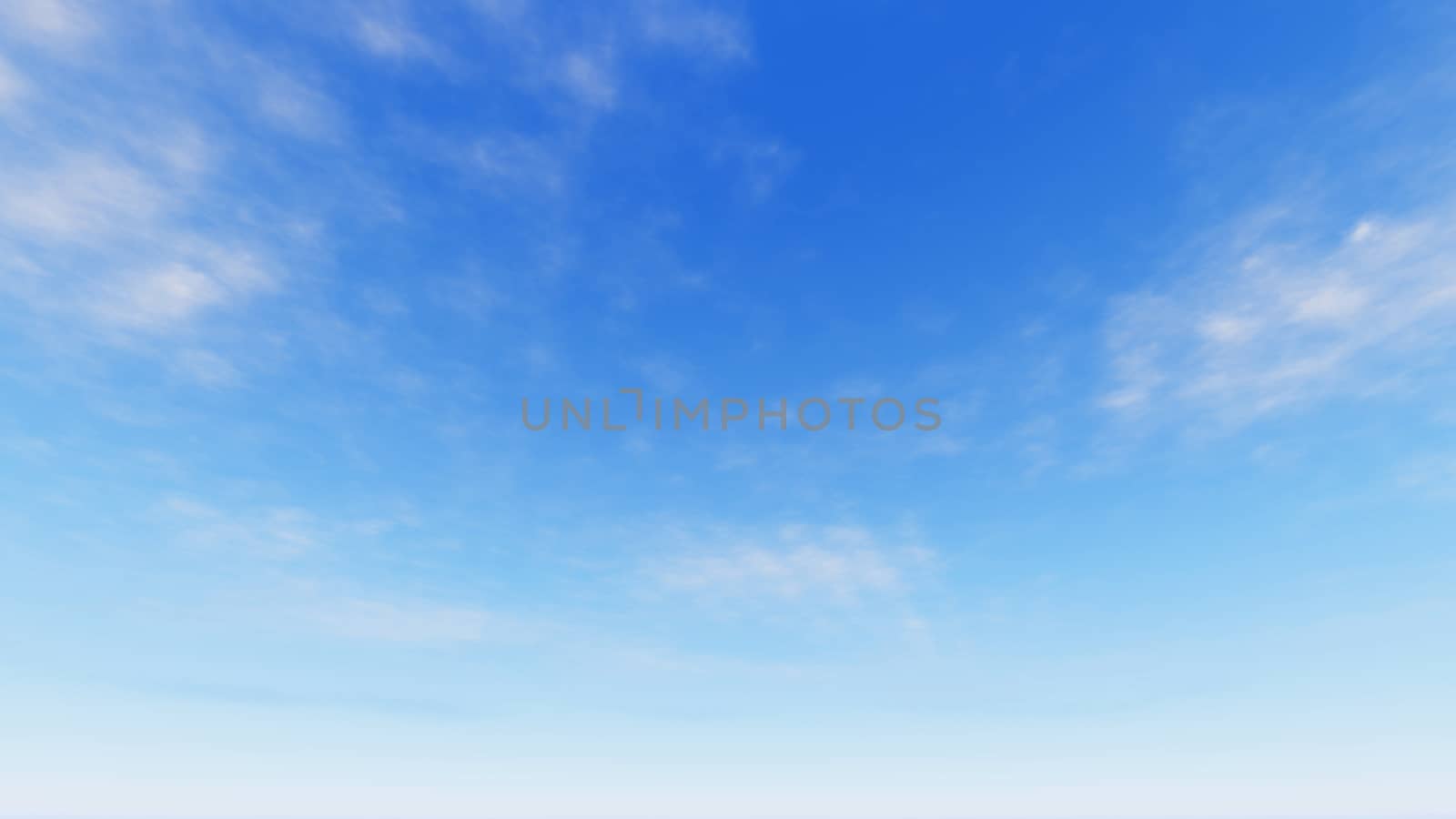 Cloudy blue sky abstract background, blue sky background with tiny clouds, 3d rendering

