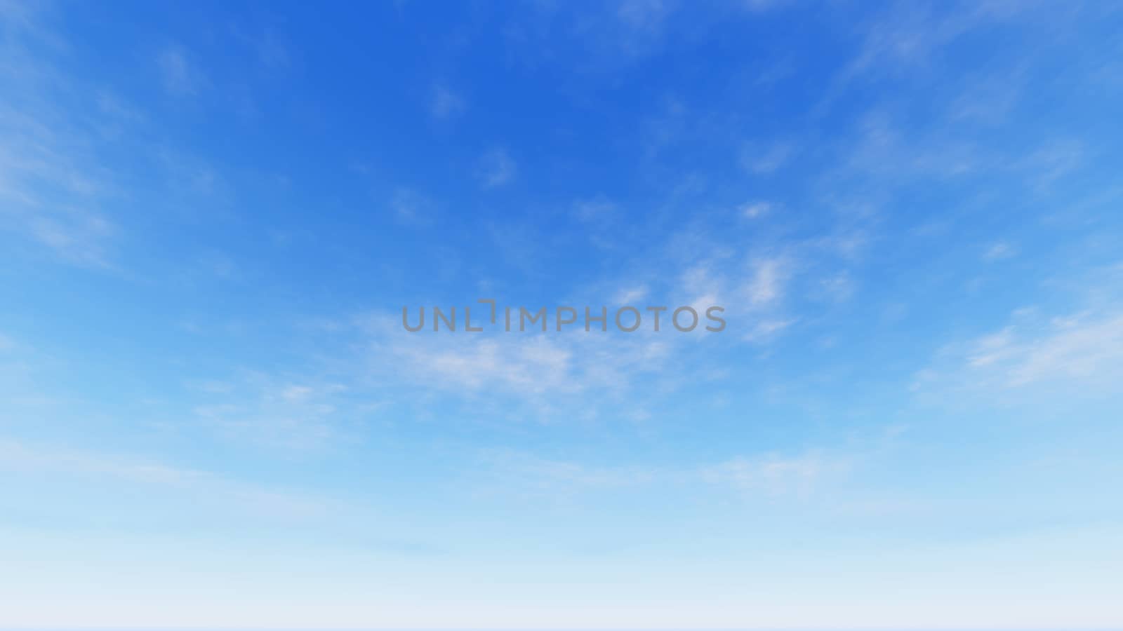 Cloudy blue sky abstract background, blue sky background with tiny clouds, 3d rendering

