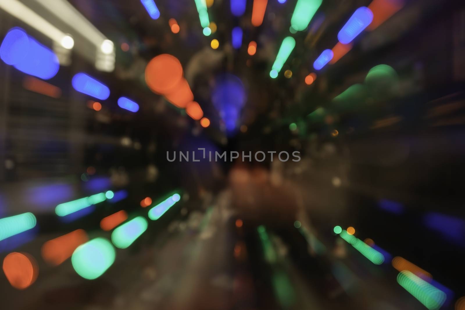 colorful defocused lights abstract pattern. by brians101
