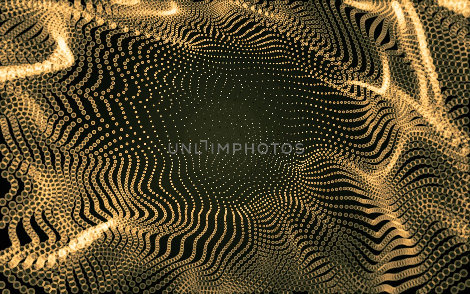 Abstract polygonal space low poly dark background with connecting dots and lines. Connection structure. 3d rendering