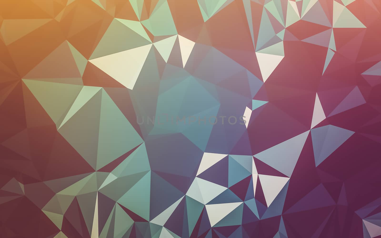 Abstract low poly background, geometry triangle, mosaic pastel color background