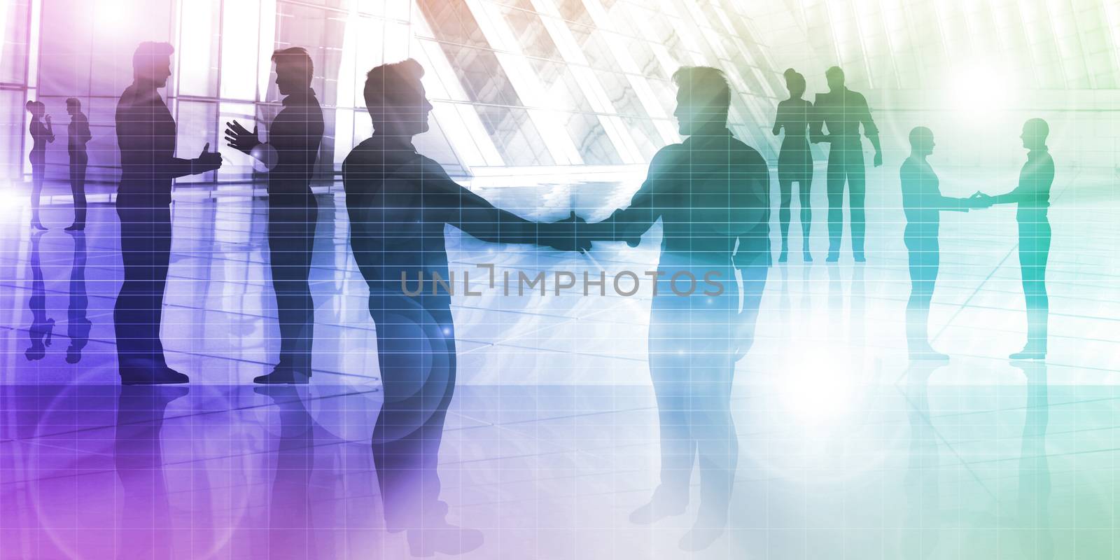 Business Discussion Between a Group of Professionals