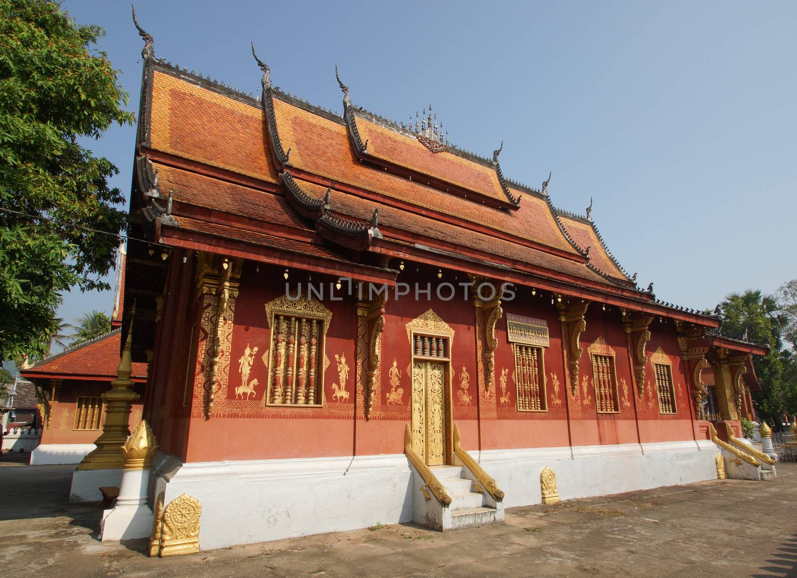 Wat Sensoukharam, Luang Prabang, Laos, Asia