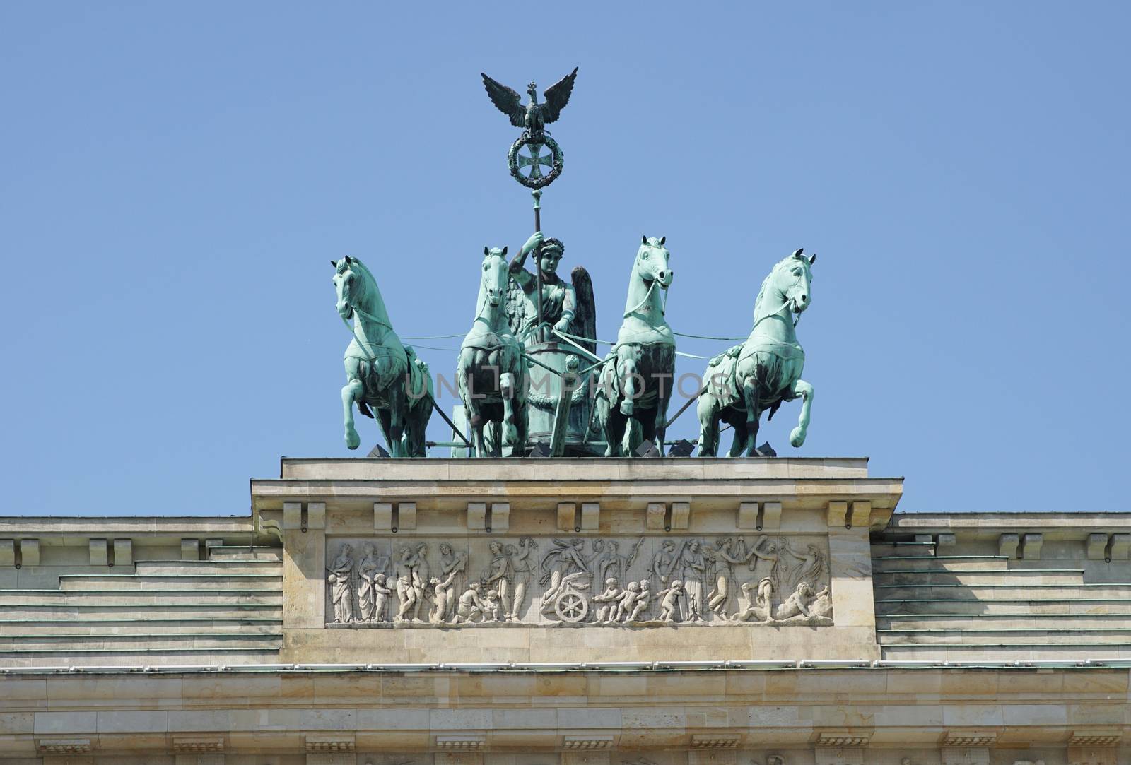 Brandenburg Gate, landmark of German reunification, Berlin, Germany