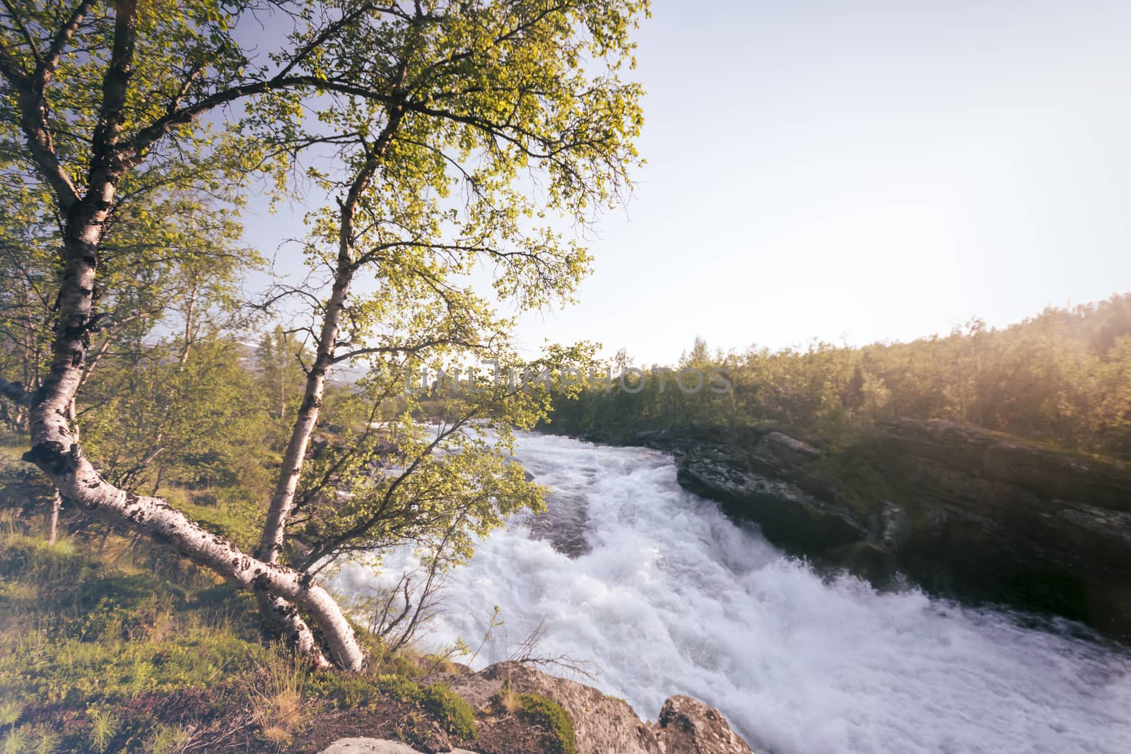 Landscape in Lapland, Sweden by patricklienin