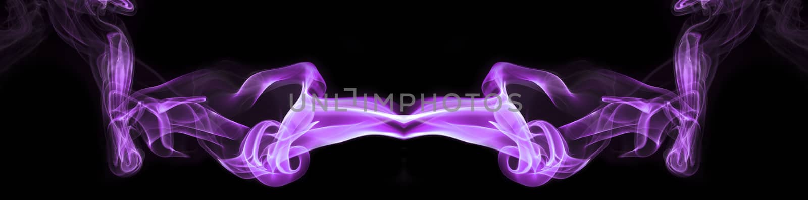 Smoke abstract background, colorful smoke of Joss stick