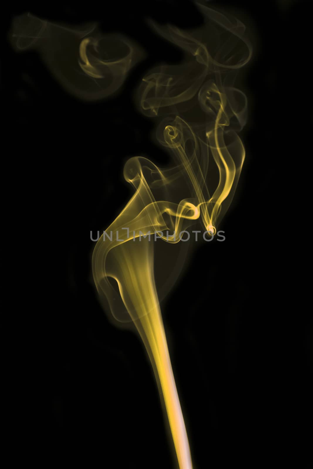 Smoke abstract background, colorful smoke of Joss stick