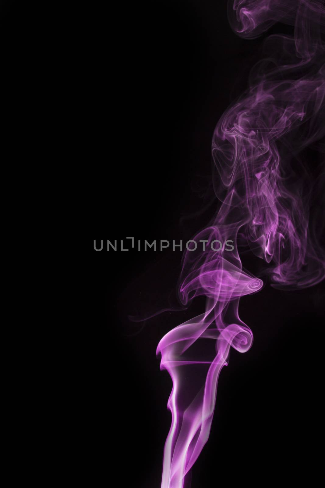 abstract background, colorful smoke of Joss stick