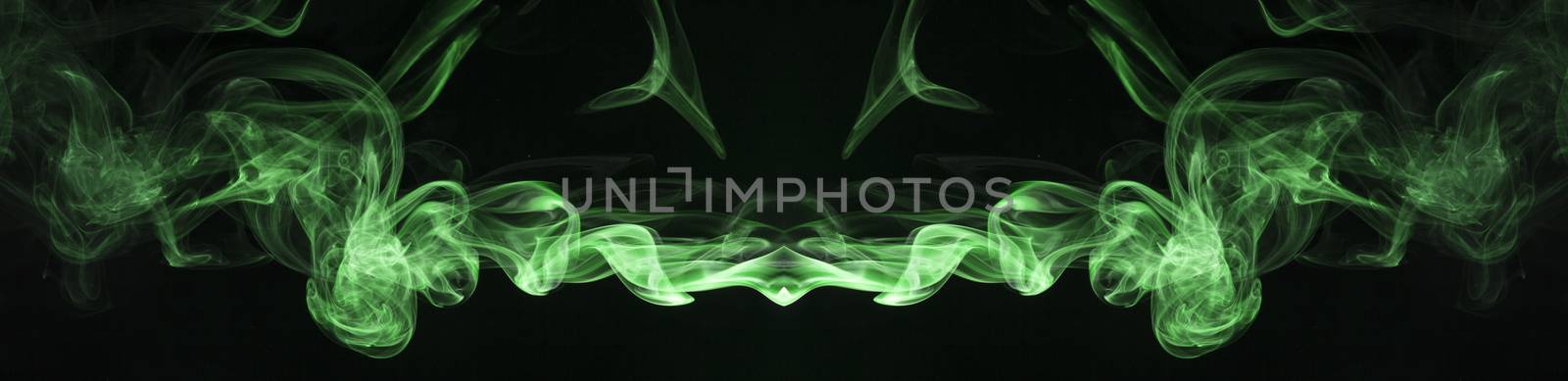 abstract background, colorful smoke of Joss stick