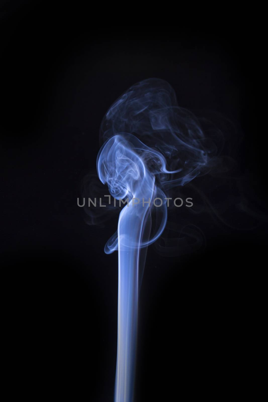 abstract background, colorful smoke of Joss stick