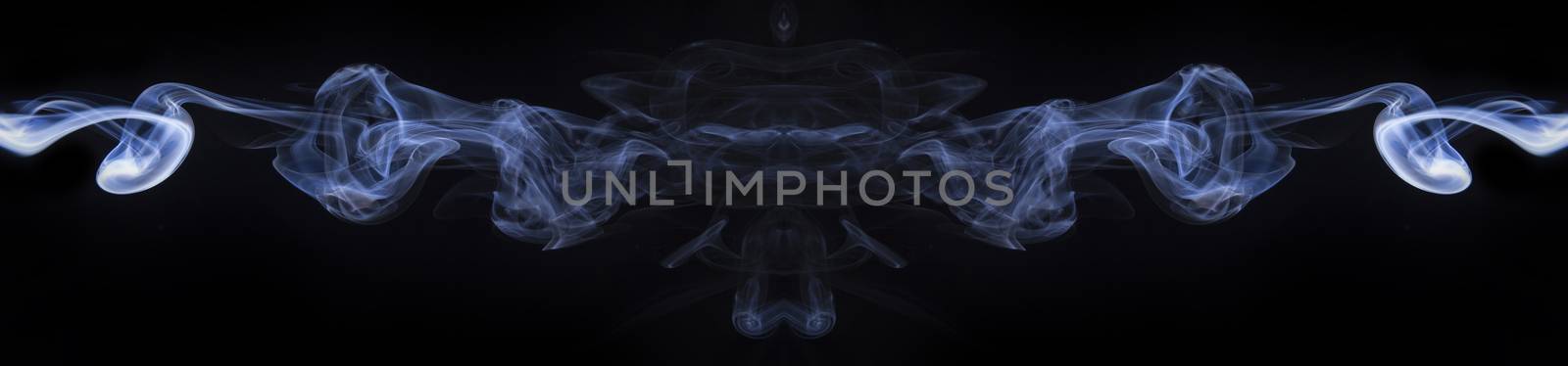 abstract background, colorful smoke of Joss stick