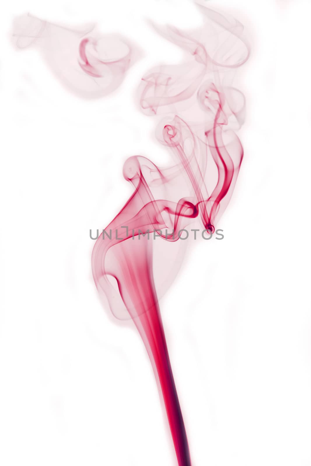 Smoke abstract background, colorful smoke of Joss stick