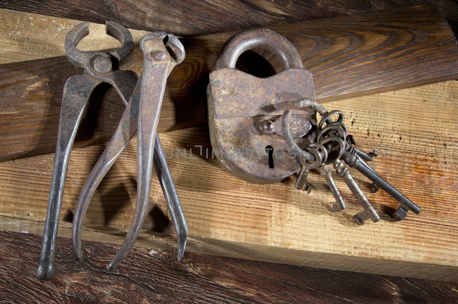 Ancient keys . Once they could open different locks